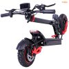 1600W Motor Electric Scooter for Adults, 48V18AH Lithium Battery, Up to 50KM/H,  Dual Disc Brakes,  11" Off Road pneumatic tires , Double Suspension