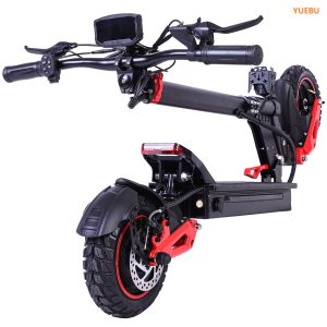 19 1600W Motor Electric Scooter for Adults, 48V18AH Lithium Battery, Up to 50KM/H, Dual Disc Brakes, 11" Off Road pneumatic tires , Double Suspension