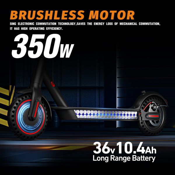 Electric Scooter Adults,350W Motor, 36V-10.4AH Battery, 8.5" Explosion-proof Tires