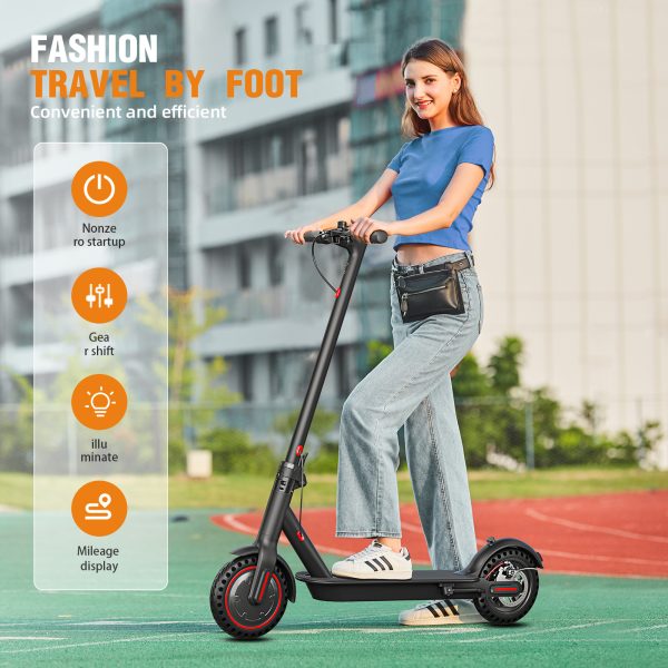 Electric Scooter Adults,350W Motor, 36V-10.4AH Battery, 8.5" Explosion-proof Tires