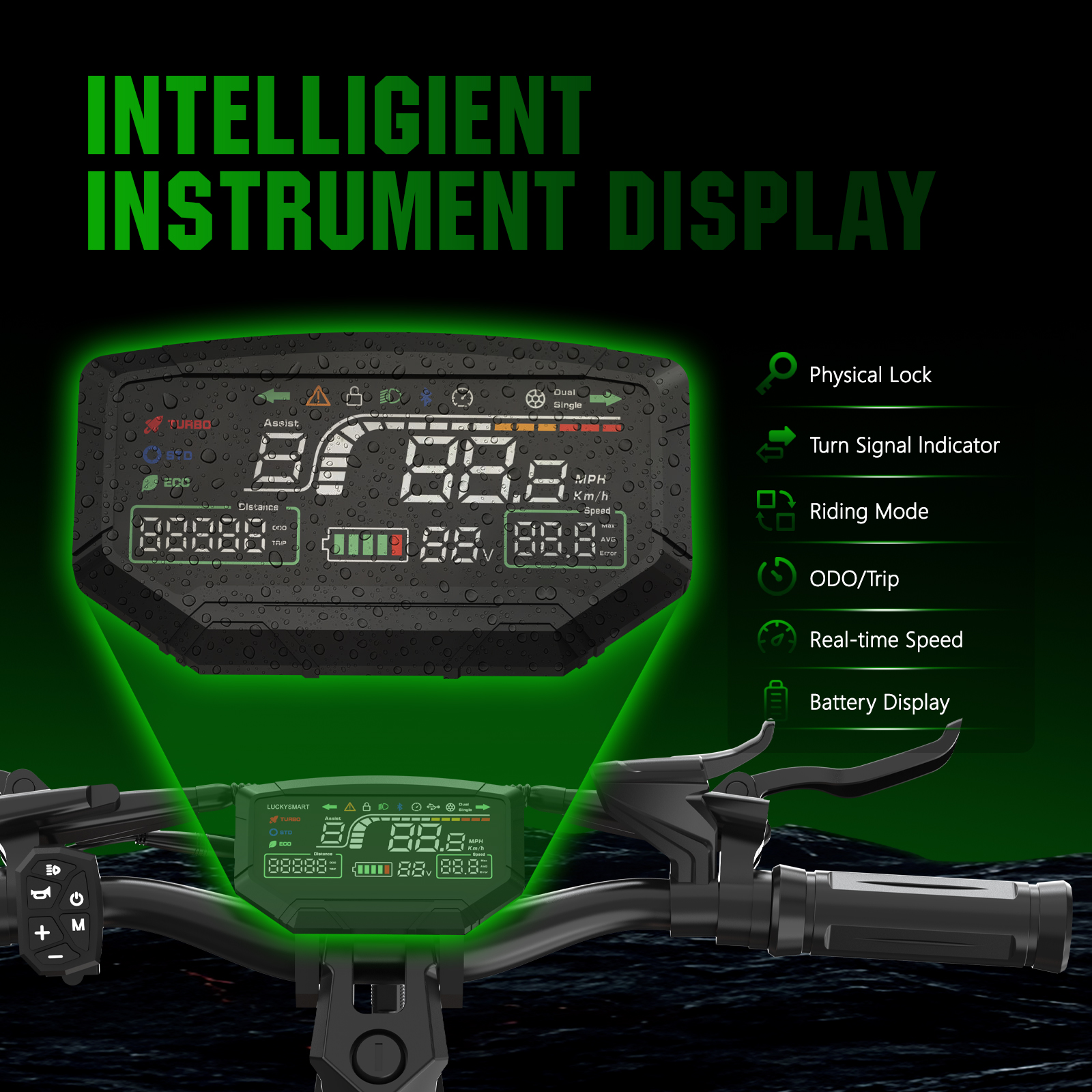 FIT-Z6 Pro Aluminum alloy/Foldable 60V1500W*2 / 38N.M 60V23AH 25/45/60km/h 60-70km - Image 9