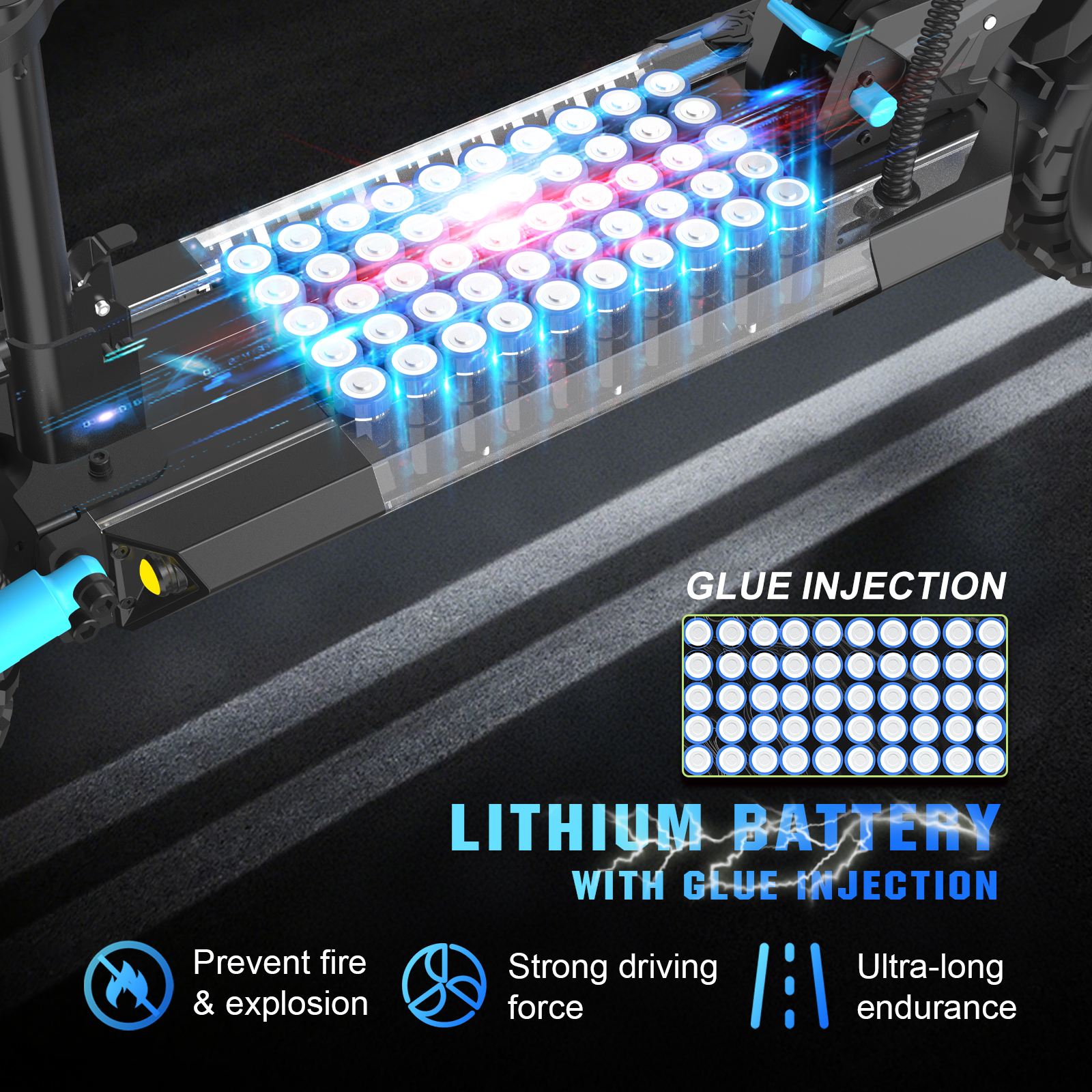 LIT-S6 Pro Aluminum alloy/Foldable 48v1200w/35N.M 48v20.8Ah 25/40/55km/h 45-60km - Image 7