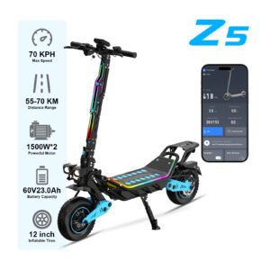 LIT-Z5 Carbon steel/Foldable 60V1500W*2 / 38N.M 60V23AH 25/45/70km/h 55-70km