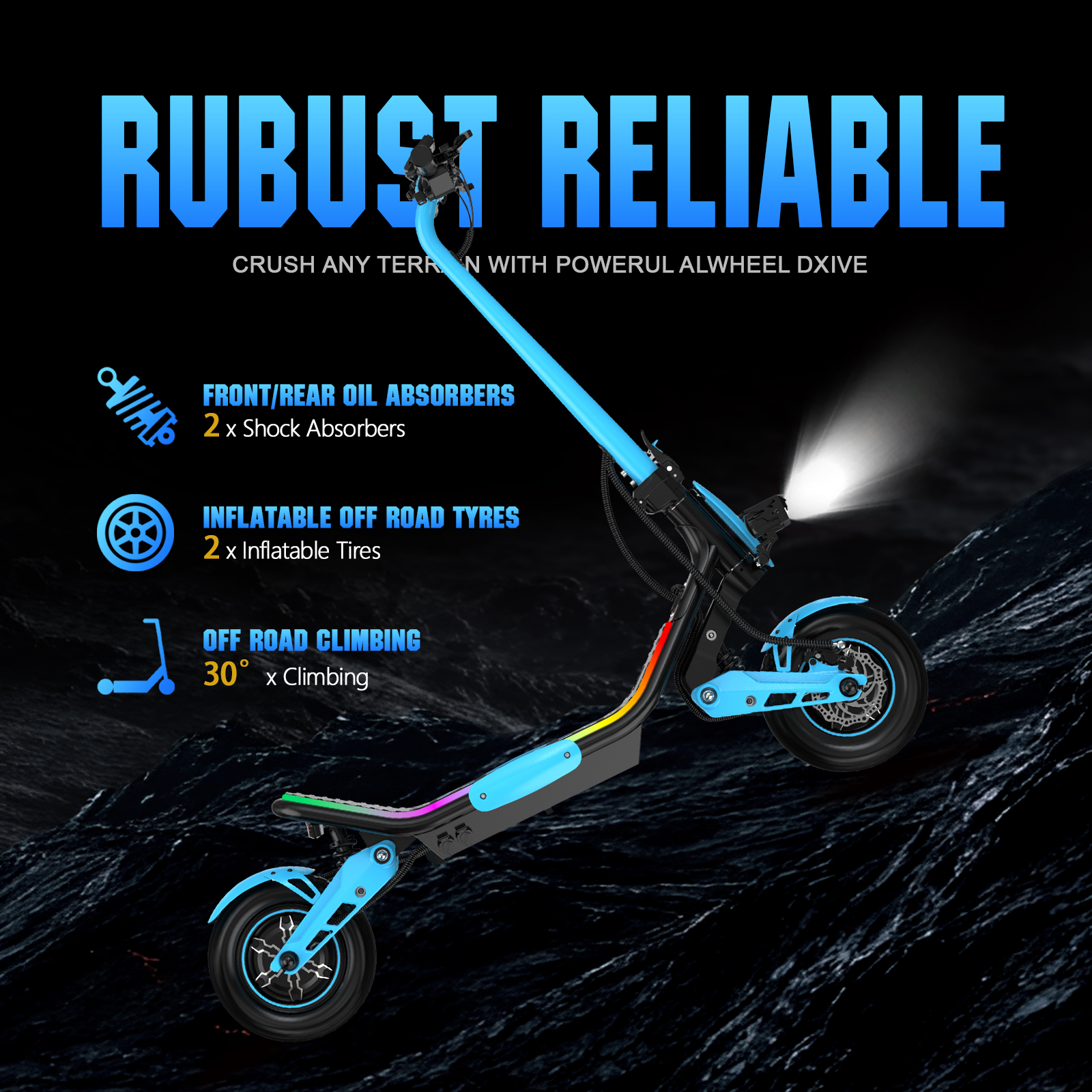 LIT-Z3 Carbon steel/Foldable 60V1500W *2 / 38N.M 60V23Ah 25/45/70km/h 55-70km - Image 9